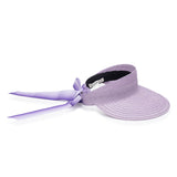 Flat shot of Ricky visor in lavender. 