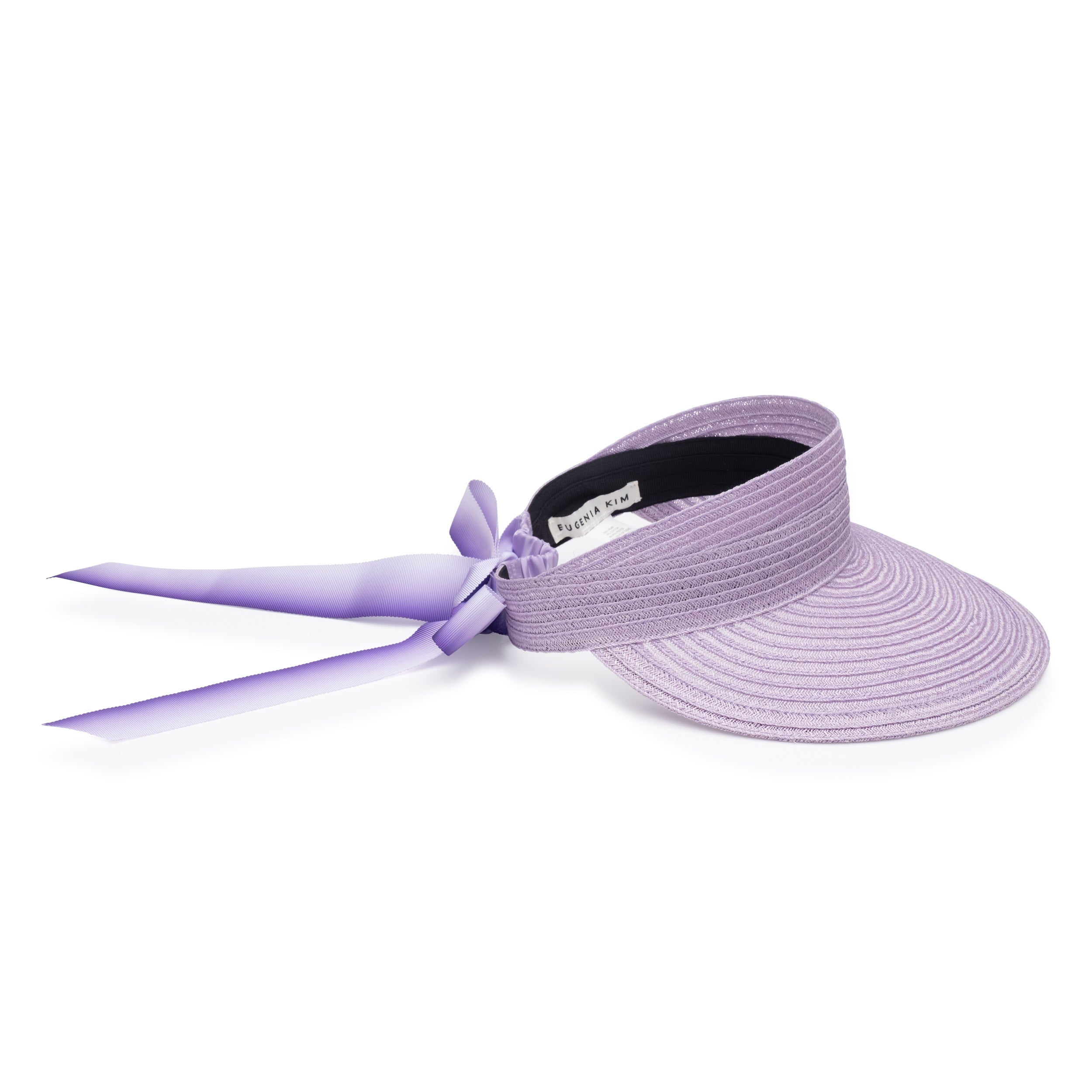 Flat shot of Ricky visor in lavender. 