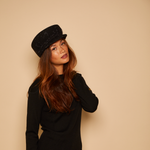 Sabrina in Black crystal mesh - Eugenia Kim