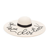 Eugenia Kim Sunny 'do not disturb' sunhat in ivory product shot